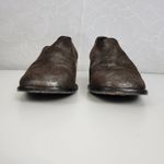 Donald J Pliner Womens Shoes Size 9 Silver Brown Embossed Slip Photo 52