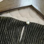 MINKPINK NWOT  Emory Cut-out Ribbed Midi Dress Metal Black Gold Size XL Photo 13