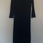 Solid & Striped Black Midi Dress Half Sleeve NWOT Photo 1