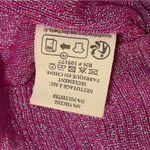 Ulla Johnson  Diana metallic irridescent magenta sweater, ribbed sz Petite (XS) Photo 14