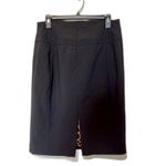 EXPRESS  Design Studio Women's  Skirt Black Knee Length Pencil Skirt Sz 8 Retro Photo 1