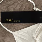 Cute Silky White Cropped Cami Top Size L Photo 5