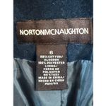 Norton Mcnaughton  Blue Velvet Blazer Jacket Size 6 Classic Tailored Photo 1