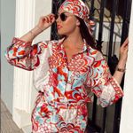 ZARA Blogger's Fav|NWT Blouse With Scarf Photo 7