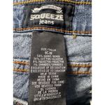 Squeeze Jeans Women's 16W Embroidered Flower Bootcut Denim Pants Blue Photo 3