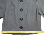 Apt. 9  Blazer Womens 16 Gray Button Up Lined 3/4 Bell Sleeve Office Chic EUC Photo 14