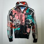 Adidas  Originals Firebird floral print x-small women’s full zip jacket Photo 1