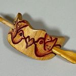 Handmade Wood Wooden Dove Doves Bird Lovebirds Birds  Hair Barrette Accessory ♥️✨ Photo 2