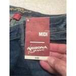 Arizona Jeans Arizona Woman’s MIDI Denim Roll Up Shorts Sz 15 NWT Photo 3