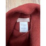 Luca Luca 100% Cashmere Turtleneck Short Sleeve Knit Top Rust L Orange Size L Photo 7