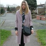 Topshop  Blush Pink Oversize coat size 6 Photo 1
