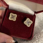 Diamond Clover Earrings Photo 3