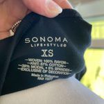 Sonoma  Little Black Dress Scoop Neck Faux Wrap Skirt Size XS Photo 4