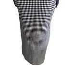 SARA CAMPBELL Blue White Gingham Plaid Shift Dress Size Small Photo 2