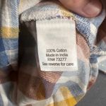 Croft & Barrow ‎ Womens Medium Flannel Shirt Button Up Plaid Long Sleeve Top NWT Photo 7