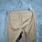Talbots  Chatham Slim Ankle Pants Curvy Fit Womens 12P Tan Camel Business Casual Photo 4