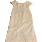 VINTAGE 1980'S HAND CRAFTED OFF WHITE SEQUINS OFF Photo 9