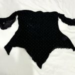 Princess Polly NWT  black sheer top Photo 2