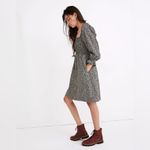 Madewell  Lucie Smocked Milkmaid Ditsy Floral Print Cotton Dress XS Photo 11