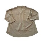 Nic+Zoe  Womans Tech Stretch Shirt Blouse Snap Button Top Size Large Green $178 Photo 2