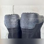 Tod's Gomminos combat moto style mid calf boots 6.5 Black Photo 9