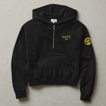 NWOT American Giant Women's AGPC Women's Lightweight Cotton Half Zip Hoodie M Black Size M Photo 0