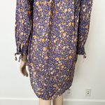 J.Crew [] Midnight Floral Print V-Neck Tunic Coverup Beach Dress Size Small S Photo 6