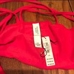 Victoria's Secret Red Crop Tank Top. Size L. NWT Photo 3