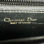 Christian Dior Dior Vintage Trotter Logo Leather Shoulder Bag Black Photo 10