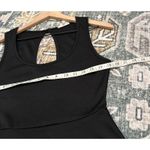 Kirra  Solid Black Skater Mini Dress Photo 4