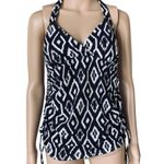 Lands' End tummy control tie sides Tankini Top Photo 0