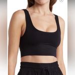Free People Movement Free Throw Square Neck Bralette Black Photo 0