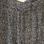 Women’s RETROLOGY Wide Leg Ankle Pants Paper Bag Waist Black & White Size Large Photo 2