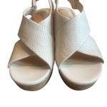 Clarks Maritsa Lara Slingback Sandals Wedge White Snake Textured Size 11 Women's Photo 4