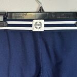 PINK - Victoria's Secret Victoria's Secret Women’s Pink Joggers Navy Fold Over Waist Low Rise Size S EUC Photo 4