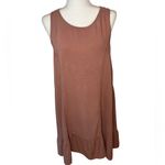 Dual Nature Sleeveless Mauve Pink Flowy Boho Midi Dress size M Tan Size M Photo 1