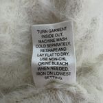 Kendall & Kylie Sweater Womens Small Cream Fuzzy Knit Cropped Soft Cozy Neutral Photo 7