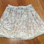 Elie Tahari Cotton/Silk Blend Weighted Mini Skirt Size 14 but like 8 Photo 0