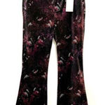 Scotch & Soda Womens Winter Edition Floral Velvet Pants Size 31/32 Photo 0
