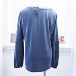 Indigo Blue NWT Life Style Crewneck Tight Knit Sweater in Size L Photo 2
