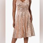 Grace Karin NEW  Sequin Dresses V-Neck Sparkly Glitter Evening Party Dress L Photo 1