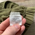 Olive Green Cotton Crop Top and Shorts Set M Size M Photo 6