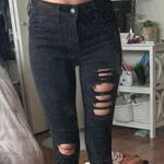 American Eagle Outfitters Black Ripped Jeans Photo 0