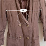 ASTR  the Label Blazer Dress in Mocha Brown - XS - Long Sleeve Mini XS Photo 5
