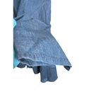 Ninexis Denim Tiered Dress Womens Plus 3X Blue Western Midi Babydoll Photo 4