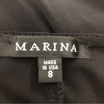 Marina Black Embellished Cuff Split Sleeve Dress Size 8 EUC Photo 7