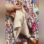Joy Joy Women’s  Boho Pleated Abstract Floral Stretch Mini Skort 
Size Medium Photo 3