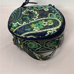 Vera Bradley Cosmetic Bag hat box style with paisley Design NWOT Photo 1