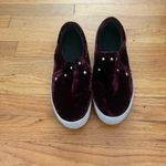 Rebecca Minkoff Burgundy Velvet Sneakers Size 8 Photo 1