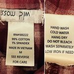 Wild Moss Women's Burgundy Long Sleeve Plaid Mini Shirt Dress M Pink Size M Photo 9